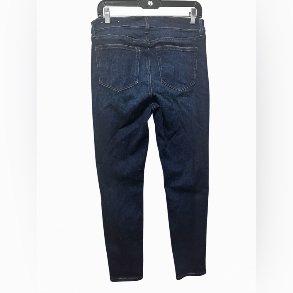 LOFT The Skinny Jeans Womens 4 / 29 Mid Rise Dark Blue Wash Denim - Picture 4 of 11